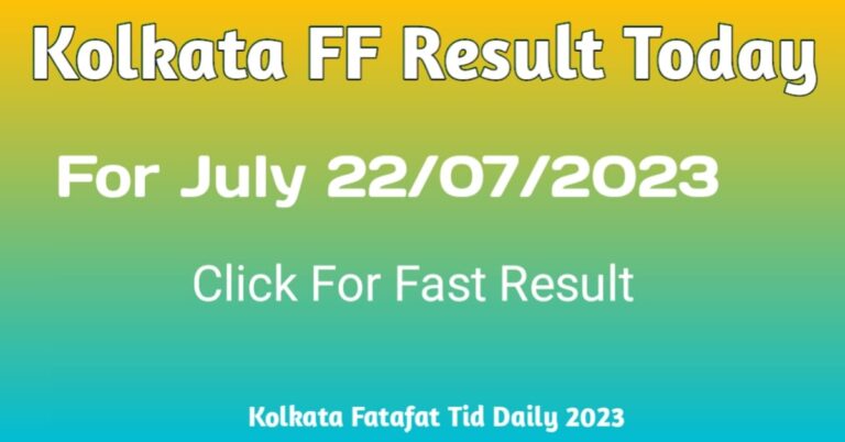 kolkata ff result today